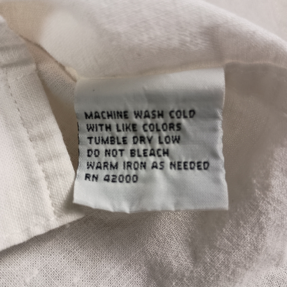 Route 66 XL Linen Button Down Mens‎ Shirt - Picture 10 of 11